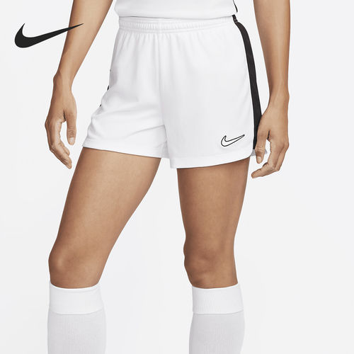 Nike/耐克正品Dri-FIT女士拼接运动松紧腰训练短裤DX0128-100