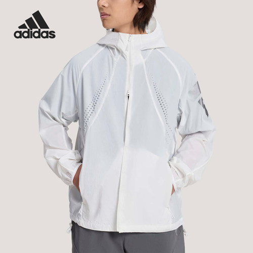 Adidas/阿迪达斯正品FOS WOVEN JACKET男士运动防晒夹克KW0104