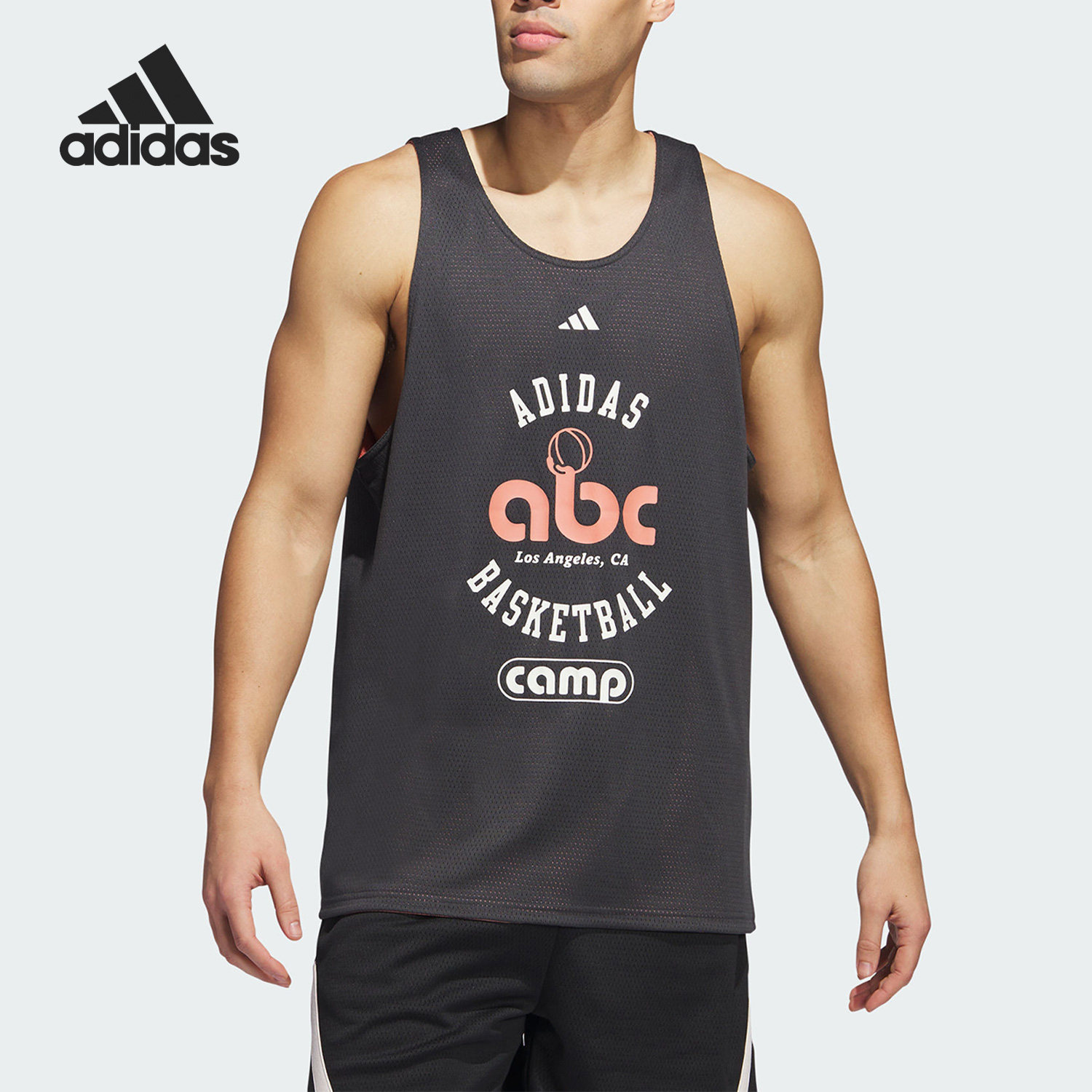 Adidas/阿迪达斯正品男子双面穿透气凉爽篮球运动背心IL9792
