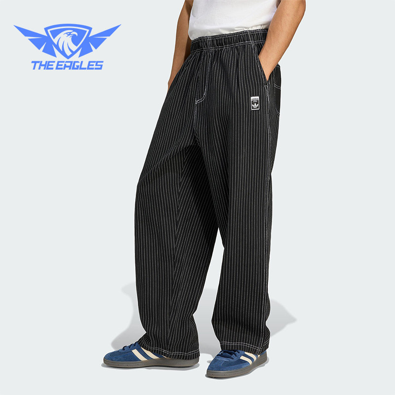Adidas/阿迪达斯正品三叶草男士休闲日常经典宽松运动裤JW0180