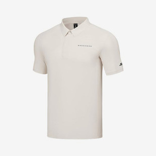 Skechers/斯凯奇正品夏季款男士针织透气简约短袖POLO衫P225M013