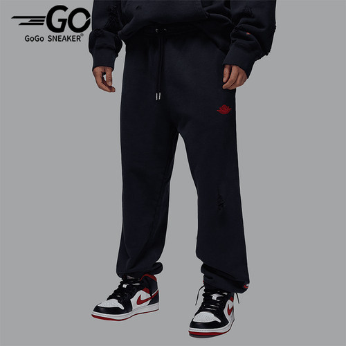Nike/耐克正品JORDAN男士运动宽松束脚针织长裤IB3000-010