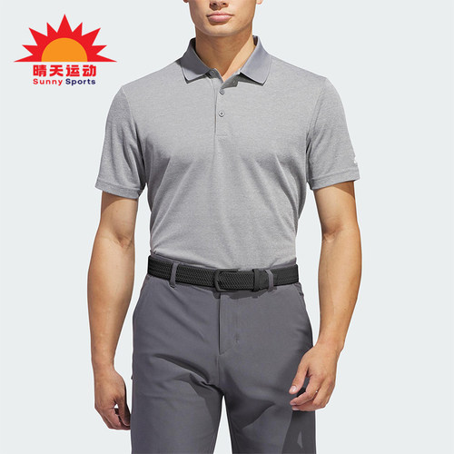 Adidas/阿迪达斯正品夏季男士运动翻领训练柔软短袖POLO衫IQ2937