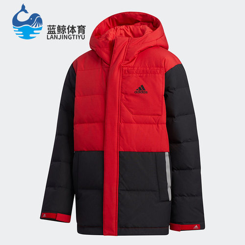 阿迪达斯正品大童保暖羽绒服