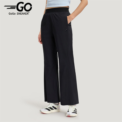 Adidas/阿迪达斯正品夏季女士户外时尚休闲防晒高腰微喇裤KH2621