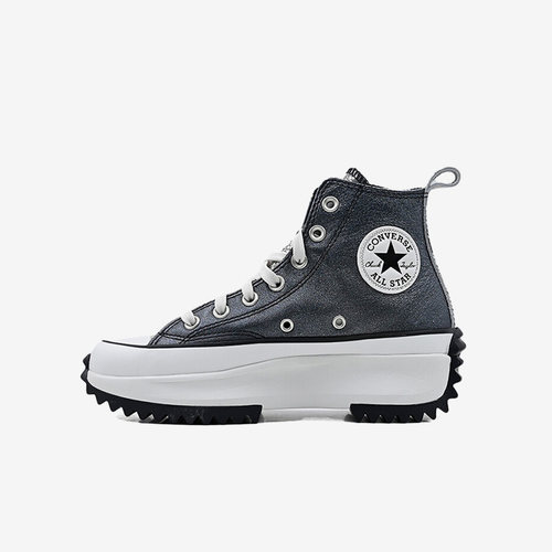 Converse匡威  男女同款皮质蛇纹拼接厚底增高松糕休闲鞋 173081C