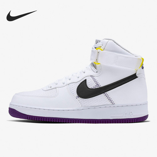 Nike/耐克正品Air Force 1男士高帮耐磨运动板鞋CI1117-100