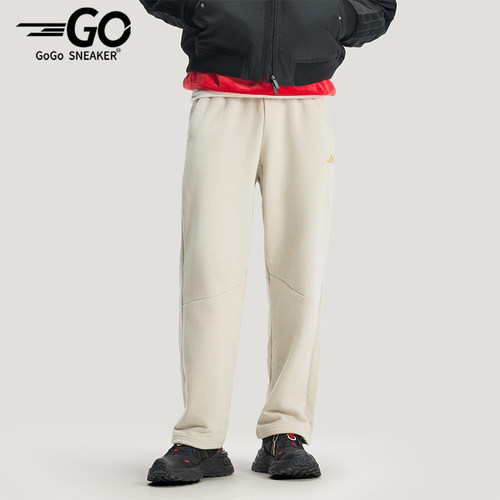 Adidas/阿迪达斯正品NYR FT KN PNT男士系带针织运动直筒裤KE4066