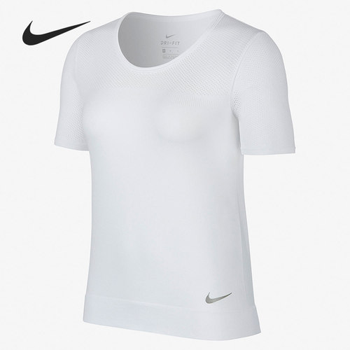 Nike/耐克正品运动圆领时尚休闲透气女子跑步短袖BQ9552-100
