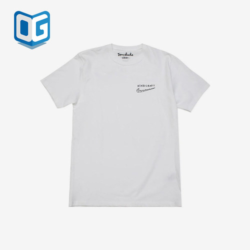 Nike/耐克正品Tom Sachs男女透气简约字母针织短袖T恤DM4732-100