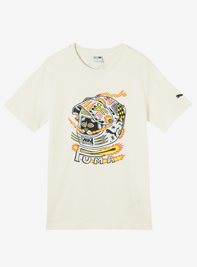 Puma/彪马正品夏季新款男女圆领印花休闲运动短袖631503-65