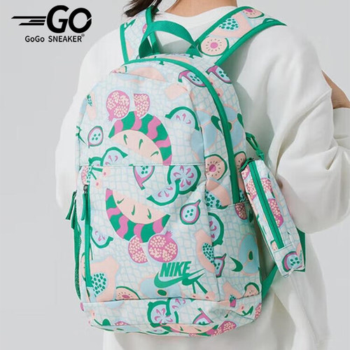 Nike/耐克正品2025夏季新款儿童经典图案印花双肩包HM6895-133