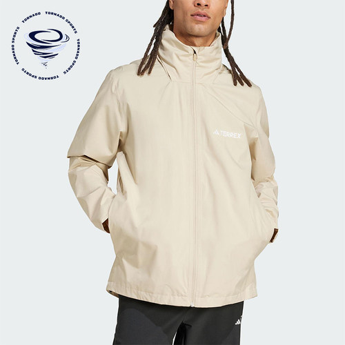 Adidas/阿迪达斯正品2025春款男士户外运动徒步外套JM8694