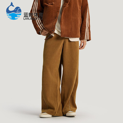 Adidas/阿迪达斯正品三叶草男士休闲针织新年款日常长裤KT0682