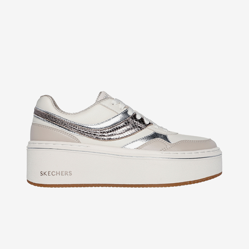 Skechers/斯凯奇正品2024秋冬新款女士轻质厚底时尚厚底板鞋