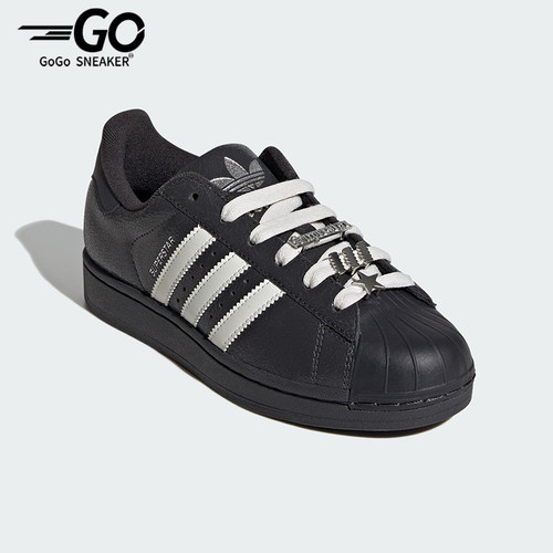 Adidas/阿迪达斯正品三叶草女士经典透气皮面贝壳头板鞋IH1628
