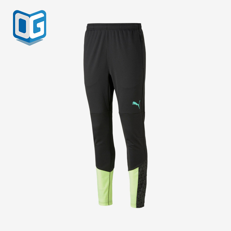 Puma/彪马正品2025男士耐穿拼接印花足球透气运动长裤658295-51