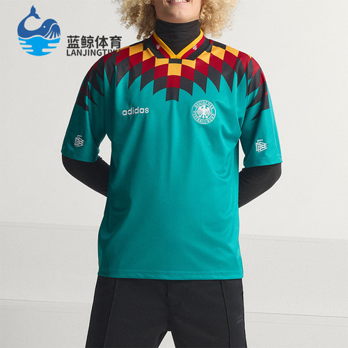Adidas/阿迪达斯正品新款男士复古足球经典休闲文化短袖JZ6941