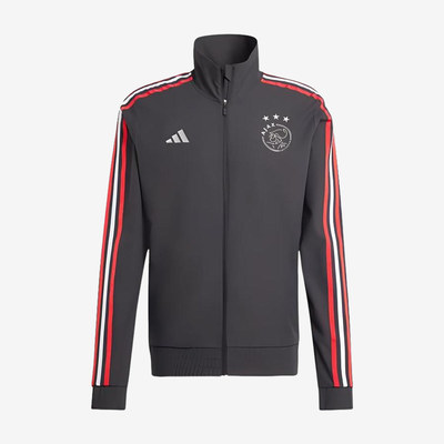 Adidas阿迪达斯正品Ajax Amsterdam男立领拉链长袖夹克IN9079
