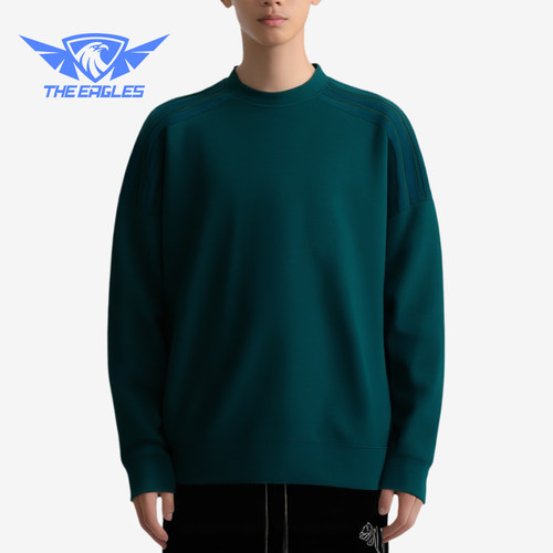 Adidas/阿迪达斯正品高尔夫运动圆领套头长袖休闲卫衣JY1946