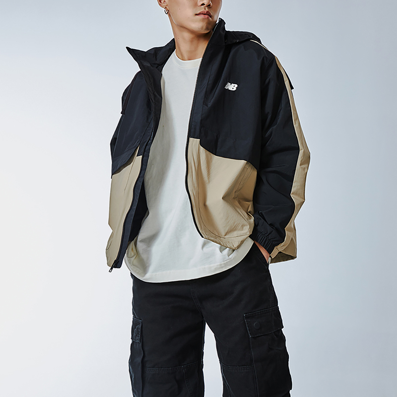 New Balance/NB正品新款男女经典复古连帽夹克外套AMJ41340-SOT