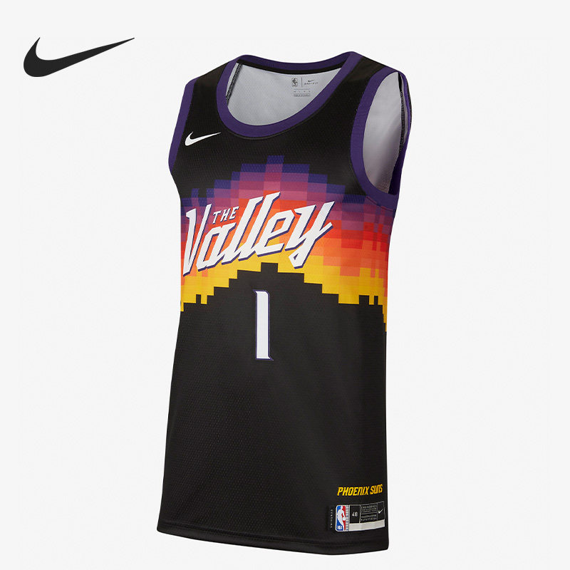 Nike/耐克正品菲尼克斯太阳队NBA男子运动无袖球衣CN1773-013