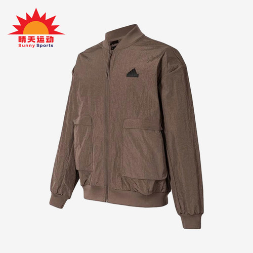 Adidas/阿迪达斯正品新款男士拉链复古宽松夹克外套IY1503