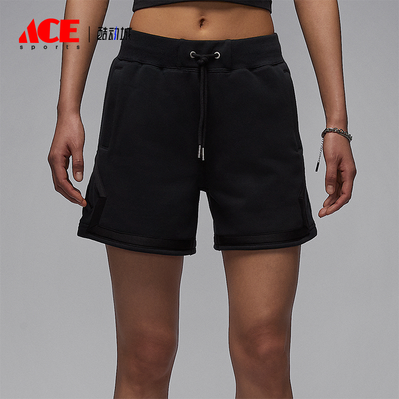 Nike/耐克正品JORDAN女士法式毛圈透气经典宽松短裤HJ1339-010