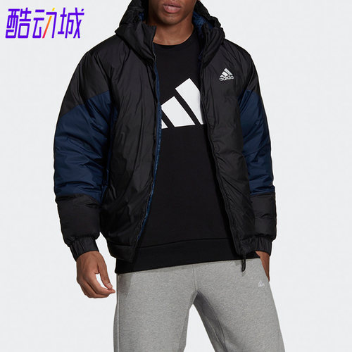 Adidas/阿迪达斯正品冬季男子户外运动保暖面包羽绒服外套 GV5353