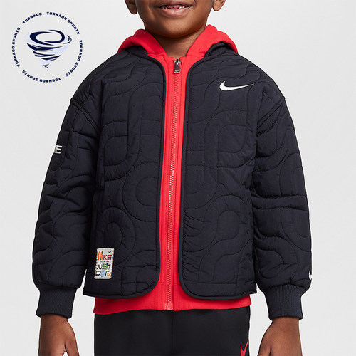 Nike/耐克正品秋冬新款小童保暖夹克假两件外套IF3712-010