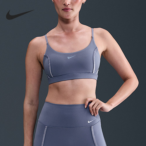Nike/耐克正品2025 One女士细肩带训练运动内衣HQ2811-036
