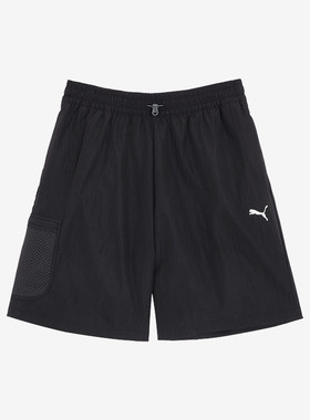 Puma/彪马正品2024夏季新款男士运动梭织透气短裤628374-01