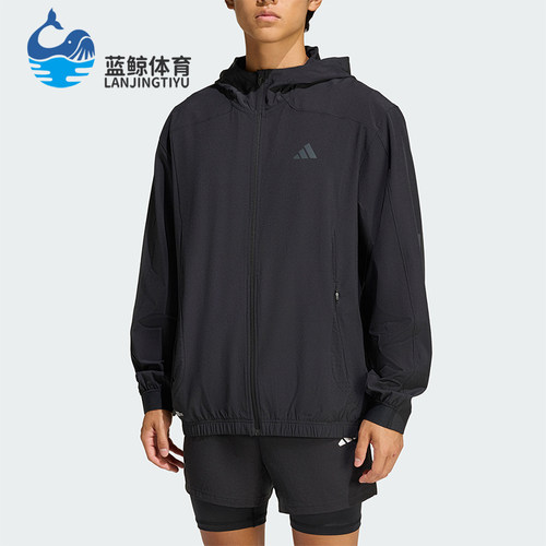 Adidas/阿迪达斯正品TECHESS TRACK-T男士健身训练夹克外套KQ7481