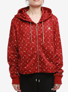 Puma/彪马正品年夏季新款女子休闲透气连帽运动外套598788-50