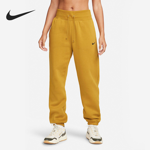 Nike/耐克正品新款女士加绒宽松休闲运动针织长裤DQ5888-716