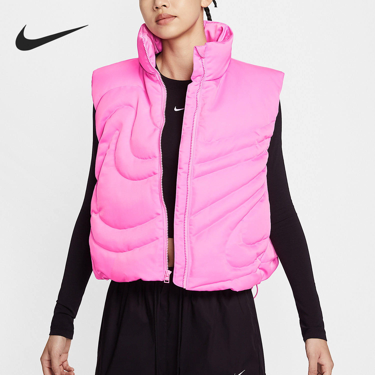 Nike/耐克官方正品Sportswear女士立领时尚羽绒马甲IH8008-606
