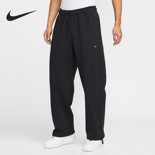 Nike/耐克正品Solo Swoosh男士加绒直筒运动长裤HV1091-010