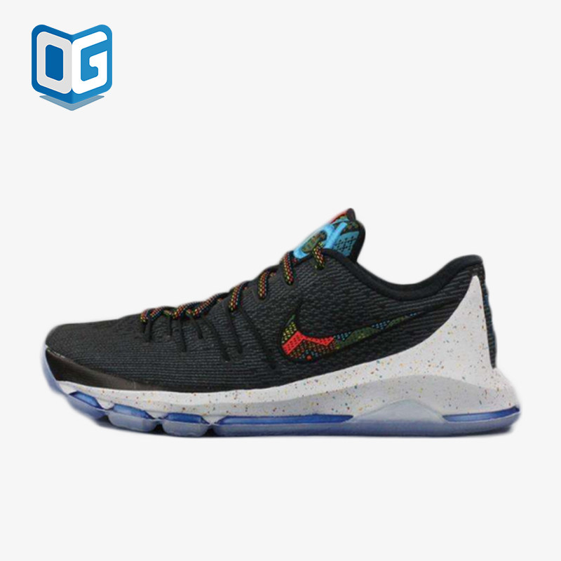 Nike/耐克正品KD8 BHM男士实战低帮缓震耐磨运动篮球鞋824420-090