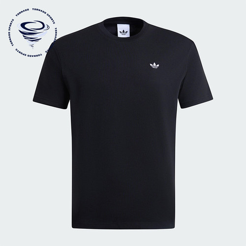 Adidas/阿迪达斯正品三叶草男女休闲针织套头圆领运动短袖IB7063