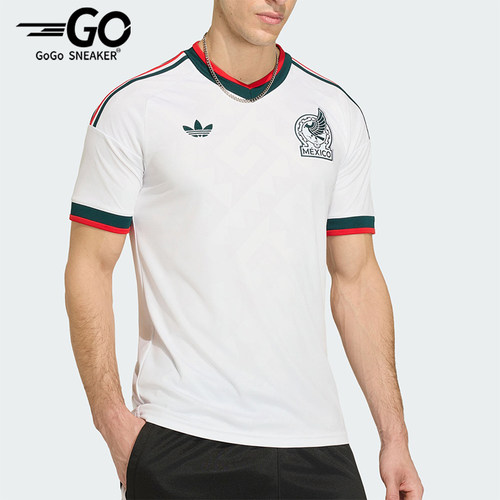 Adidas/阿迪达斯正品三叶草男士运动球迷版足球复古短袖T恤JZ0736