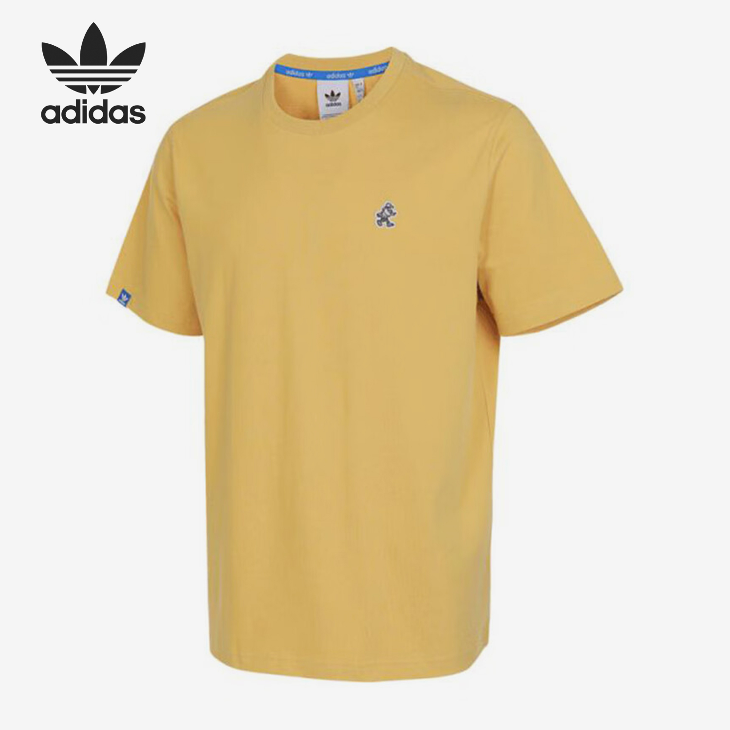 Adidas/阿迪达斯正品三叶草夏季新款男士印花短袖T恤JD1142