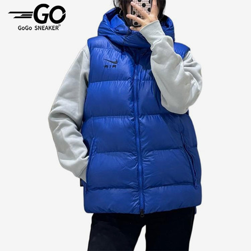 Nike/耐克正品秋冬男士连帽保暖户外休闲运动棉马甲FD6428-480