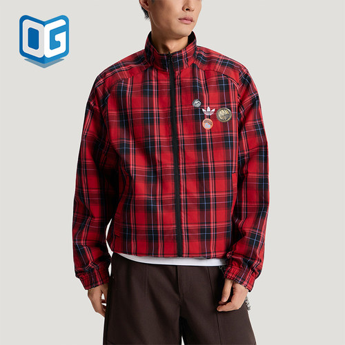 Adidas/阿迪达斯正品三叶草男士透气休闲双面穿运动夹克KT6368