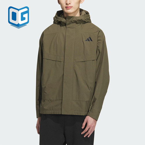 Adidas/阿迪达斯正品2025秋季款男士运动连帽耐穿日常外套KB7625