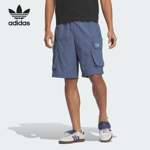 Adidas/阿迪达斯正品三叶草男士工装宽松运动五分裤JM2706