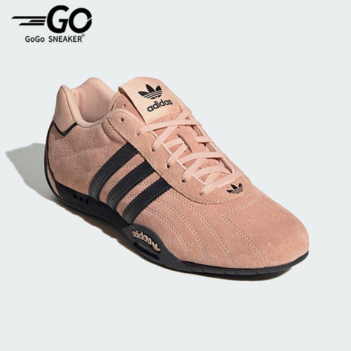 Adidas/阿迪达斯正品三叶草女士赛车经典透气系带运动鞋JS0299