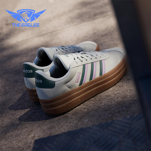 Adidas/阿迪达斯正品新款女士耐磨轻便低帮运动板鞋JI1788