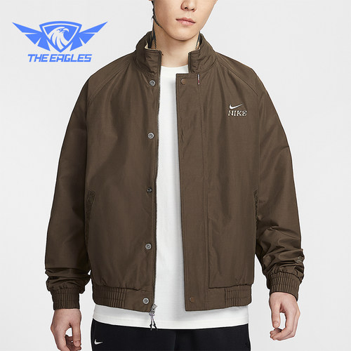 Nike/耐克正品2025冬季款男士日常立领耐穿刺绣外套IQ3705-212