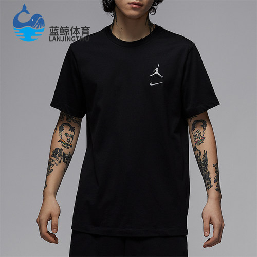 Nike/耐克正品JORDAN男士经典休闲针织宽松运动透气T恤IB8915-010