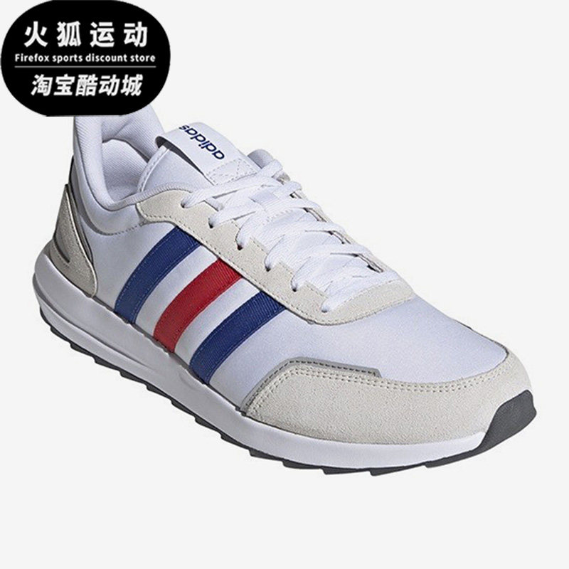 Adidas/阿迪达斯白色蓝色红色灰色男女跑步缓震低帮休闲鞋FY8586